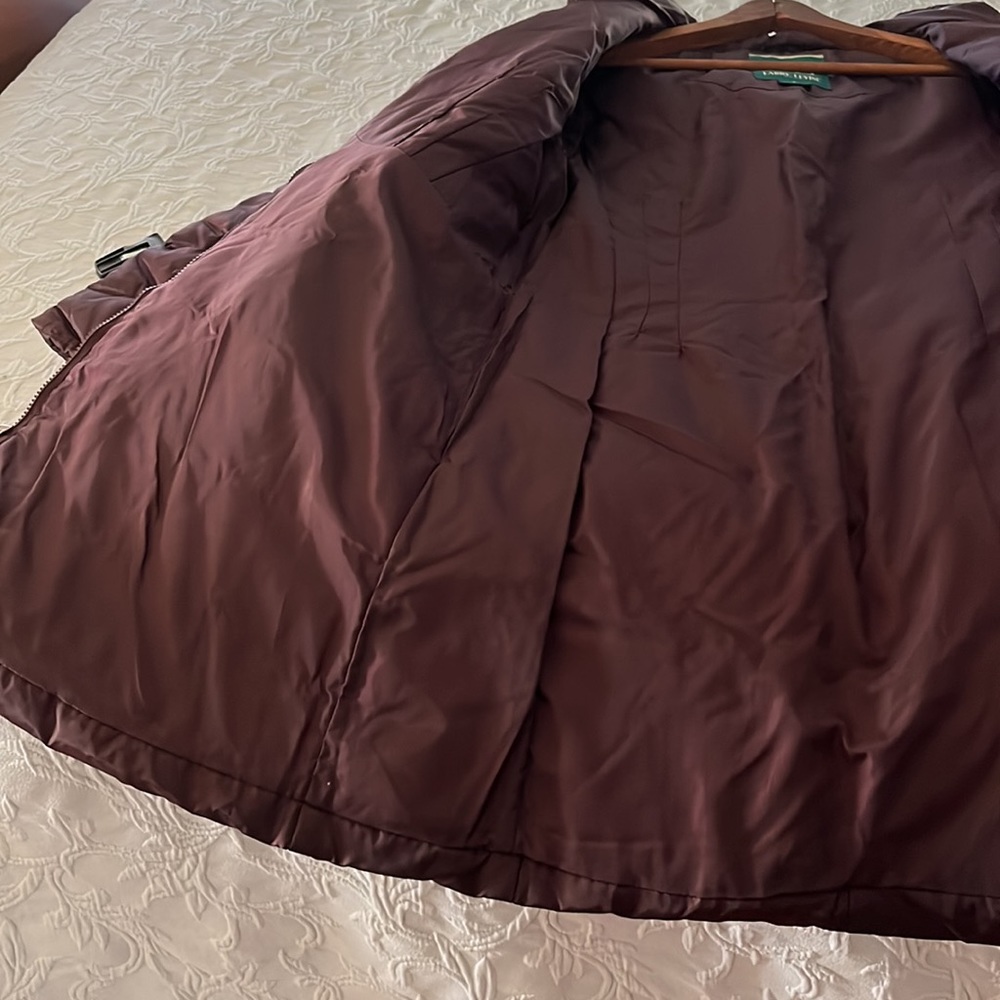 Larry Levine Down Long Coat Medium - image 6